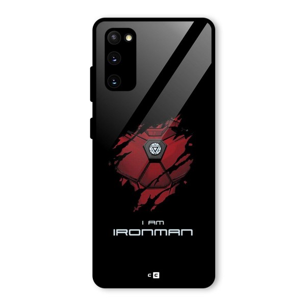 I Am Ironman Glass Back Case for Galaxy S20 FE 5G