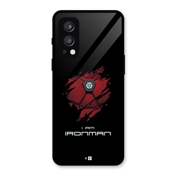 I Am Ironman Glass Back Case for OnePlus Nord 2 5G