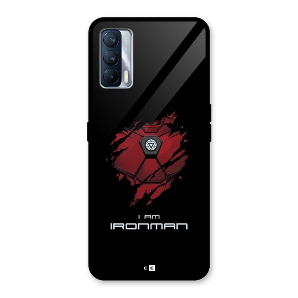 I Am Ironman Glass Back Case for Realme X7