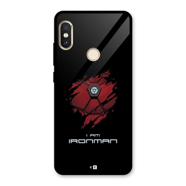 I Am Ironman Glass Back Case for Redmi Note 5 Pro