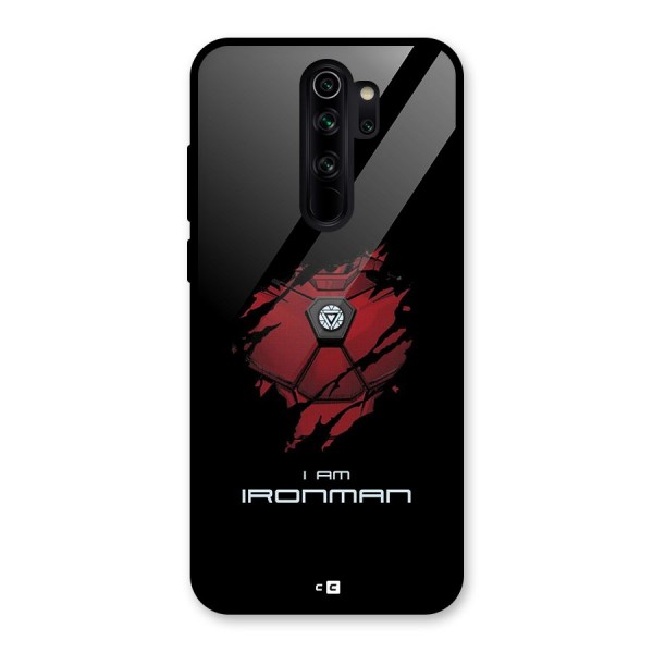 I Am Ironman Glass Back Case for Redmi Note 8 Pro