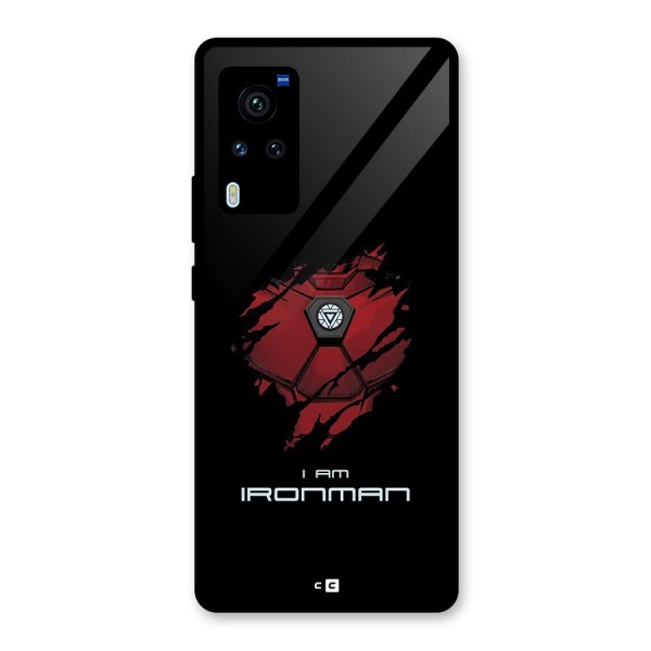 I Am Ironman Glass Back Case for Vivo X60 Pro