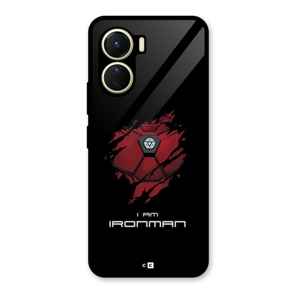 I Am Ironman Glass Back Case for Vivo Y16