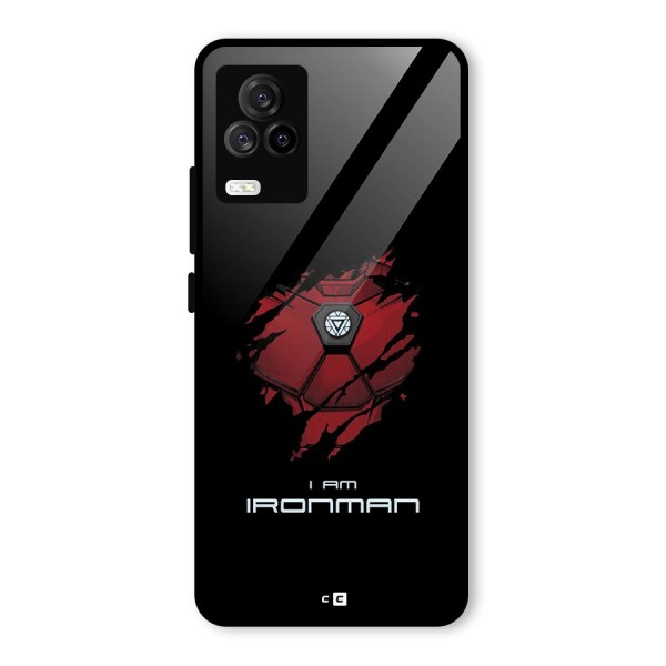 I Am Ironman Glass Back Case for Vivo iQOO 7 Legend 5G