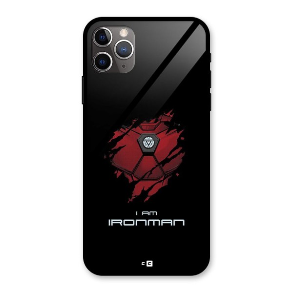 I Am Ironman Glass Back Case for iPhone 11 Pro Max