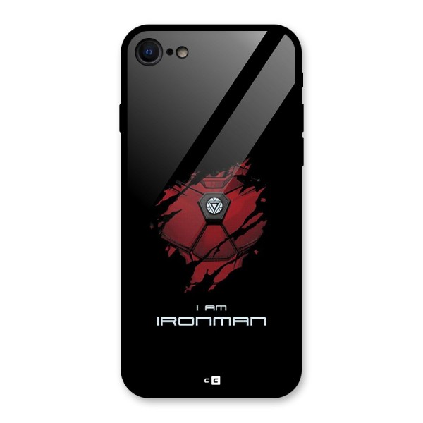 I Am Ironman Glass Back Case for iPhone SE 2022