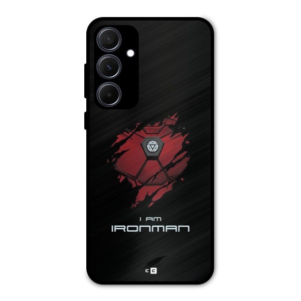 I Am Ironman Metal Back Case for Galaxy A35
