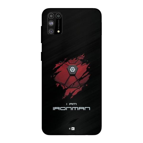 I Am Ironman Metal Back Case for Galaxy F41