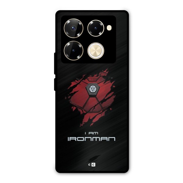 I Am Ironman Metal Back Case for Infinix Note 40 Pro Plus