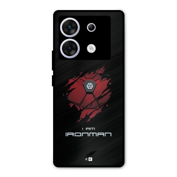 I Am Ironman Metal Back Case for Infinix Zero 30 5G