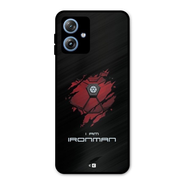 I Am Ironman Metal Back Case for Moto G54