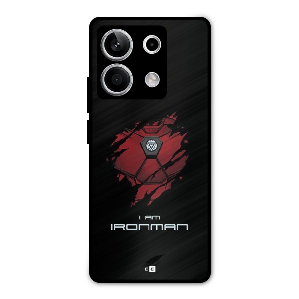 I Am Ironman Metal Back Case for Redmi Note 13 5G