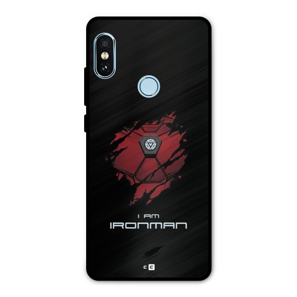 I Am Ironman Metal Back Case for Redmi Note 5 Pro