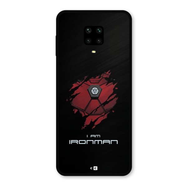 I Am Ironman Metal Back Case for Redmi Note 9 Pro Max