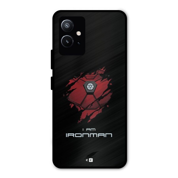 I Am Ironman Metal Back Case for Vivo T1 5G