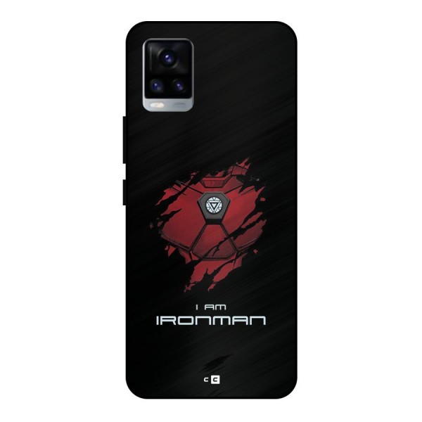 I Am Ironman Metal Back Case for Vivo V20