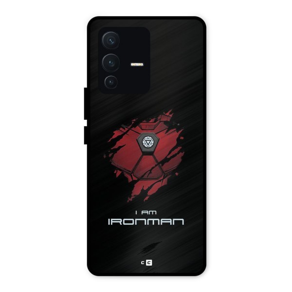 I Am Ironman Metal Back Case for Vivo V23 5G