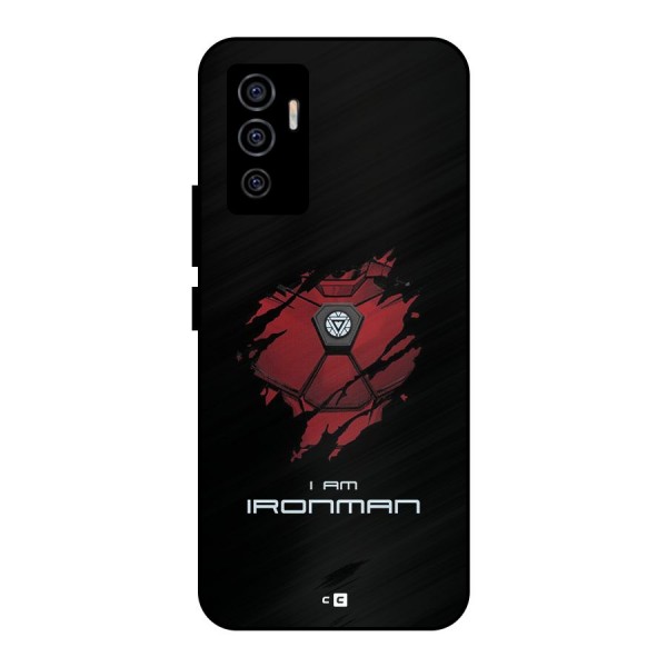I Am Ironman Metal Back Case for Vivo V23e