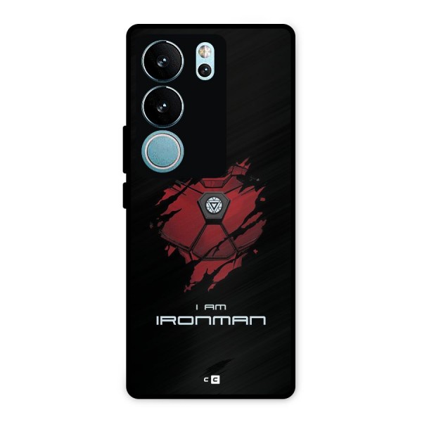I Am Ironman Metal Back Case for Vivo V29