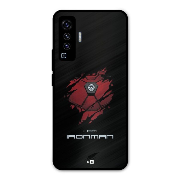 I Am Ironman Metal Back Case for Vivo X50