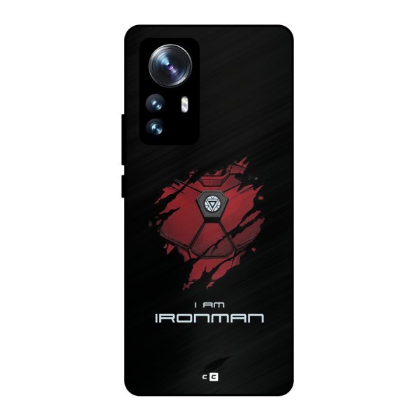 I Am Ironman Metal Back Case for Xiaomi 12 Pro