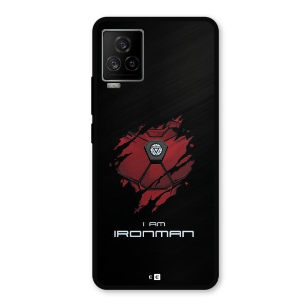 I Am Ironman Metal Back Case for iQOO 7 Legend 5G