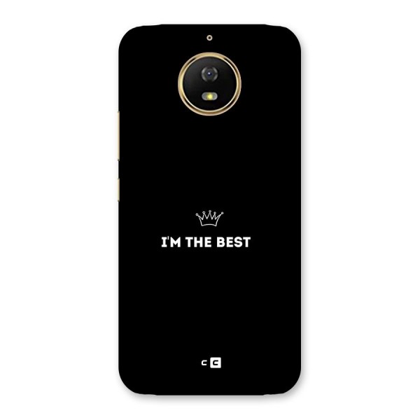 I Am The Best Back Case for Moto G5s