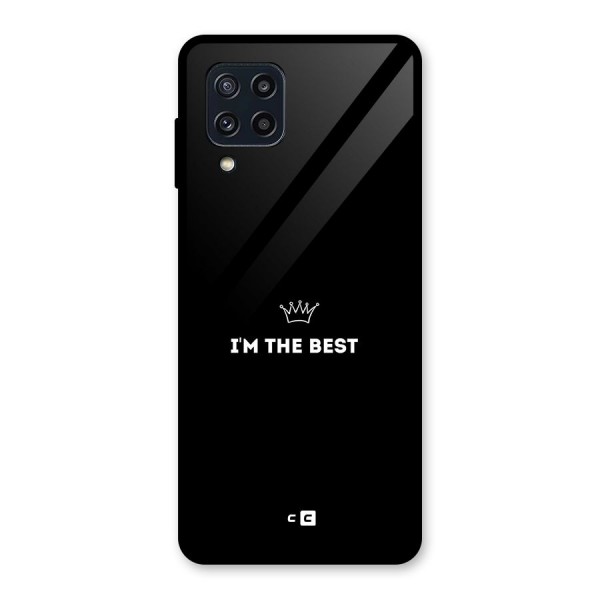 I Am The Best Glass Back Case for Galaxy M32