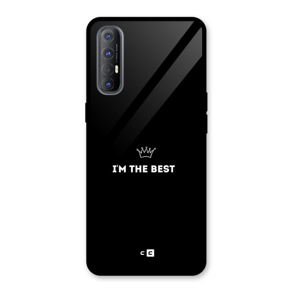 I Am The Best Glass Back Case for Oppo Reno3 Pro
