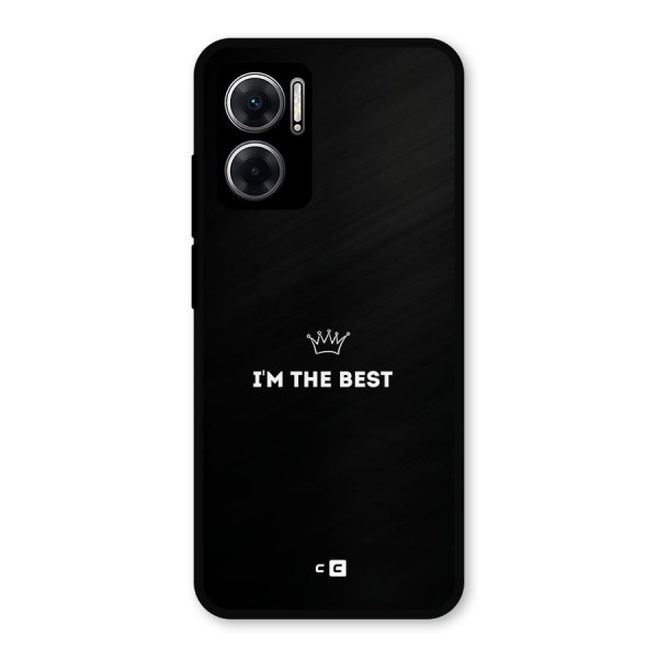 I Am The Best Metal Back Case for Redmi 11 Prime 5G