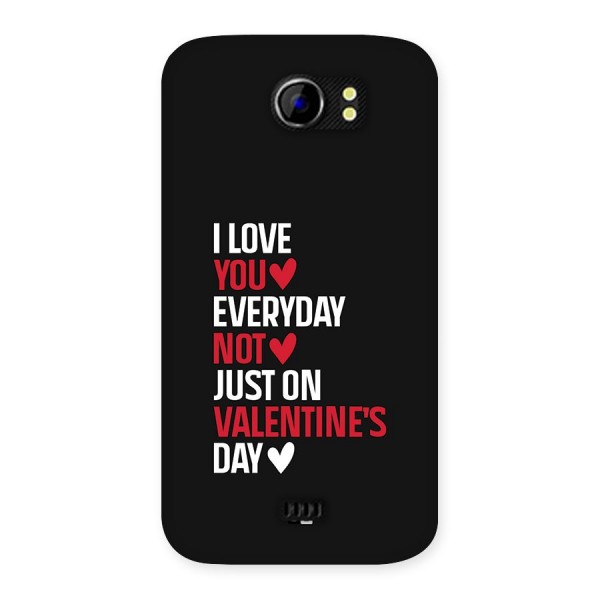I Love You Everyday Back Case for Canvas 2 A110
