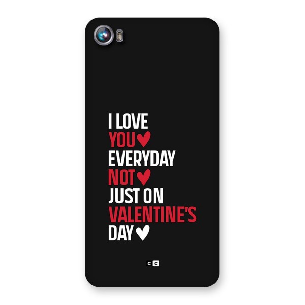 I Love You Everyday Back Case for Canvas Fire 4 (A107)