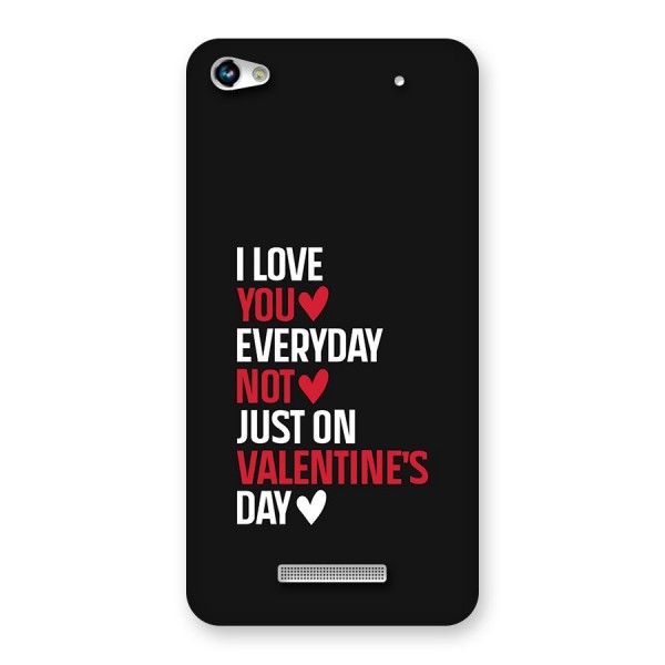 I Love You Everyday Back Case for Canvas Hue 2 A316