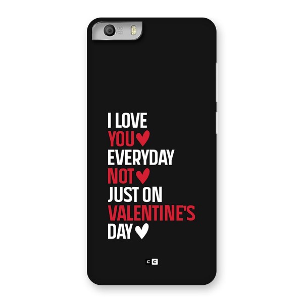 I Love You Everyday Back Case for Canvas Knight 2