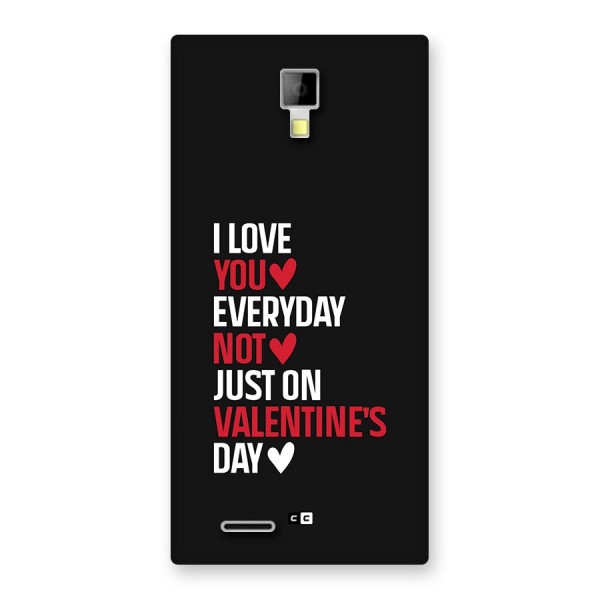 I Love You Everyday Back Case for Canvas Xpress A99