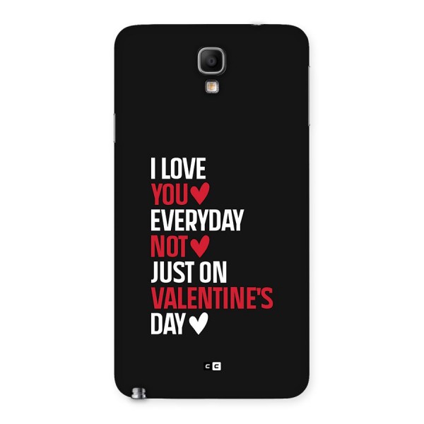 I Love You Everyday Back Case for Galaxy Note 3 Neo