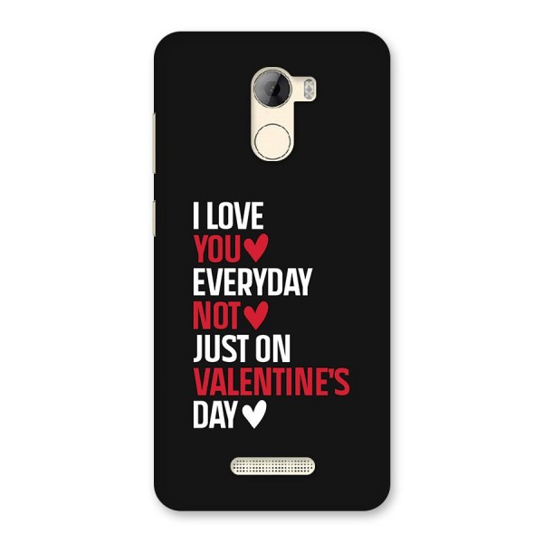 I Love You Everyday Back Case for Gionee A1 LIte