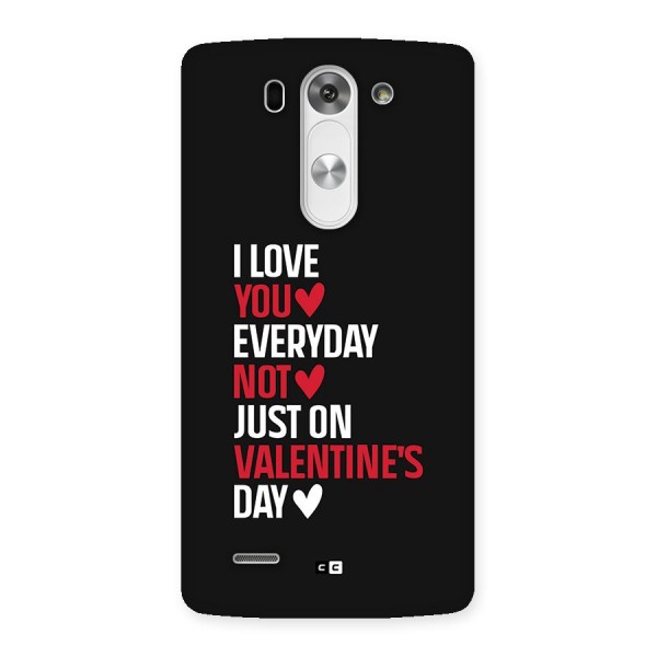 I Love You Everyday Back Case for LG G3 Mini