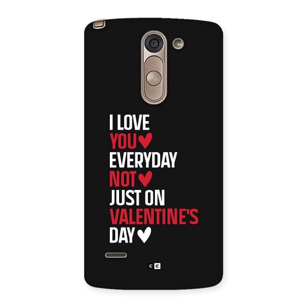 I Love You Everyday Back Case for LG G3 Stylus