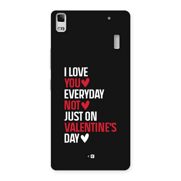 I Love You Everyday Back Case for Lenovo K3 Note