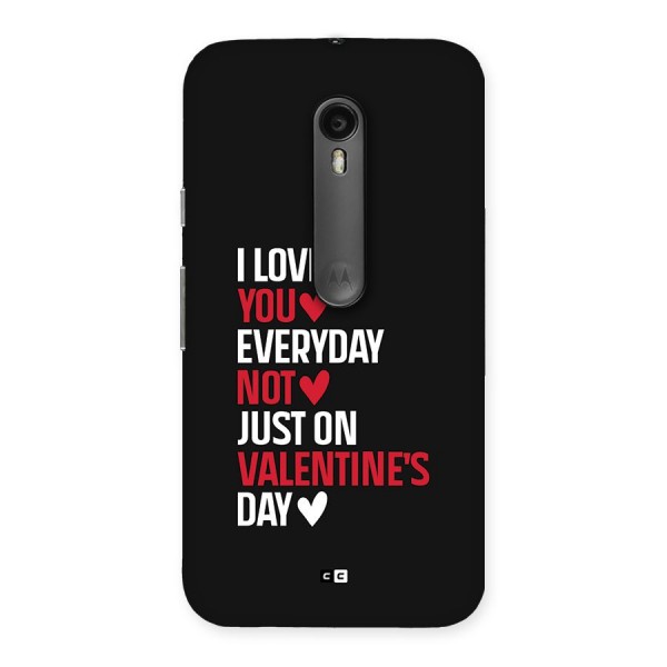 I Love You Everyday Back Case for Moto G3