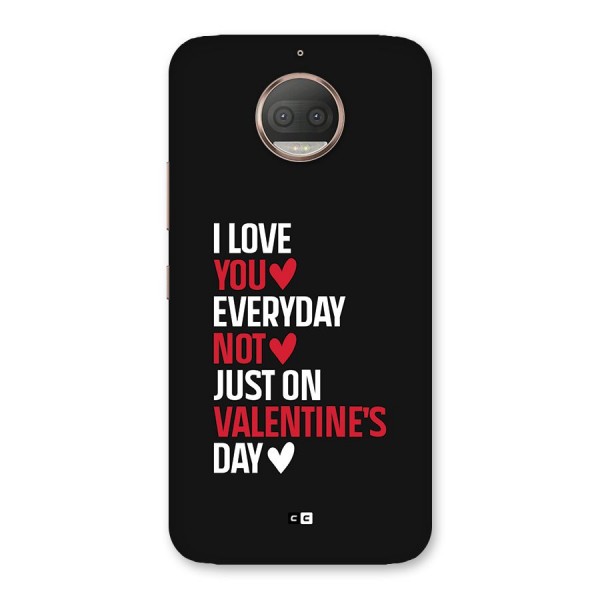 I Love You Everyday Back Case for Moto G5s Plus