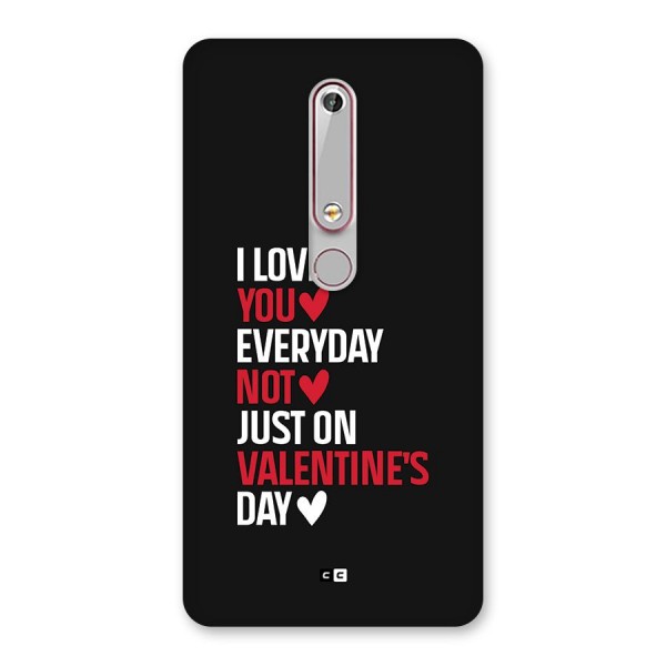 I Love You Everyday Back Case for Nokia 6.1