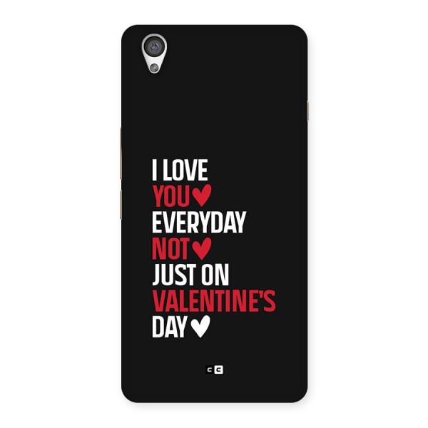 I Love You Everyday Back Case for OnePlus X