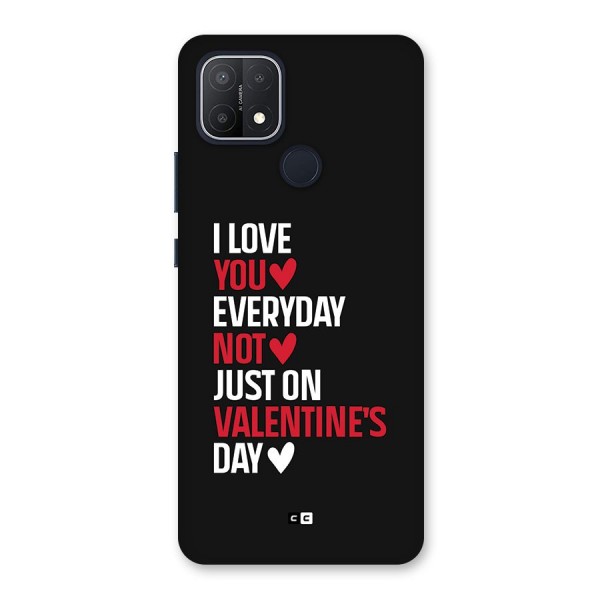 I Love You Everyday Back Case for Oppo A15