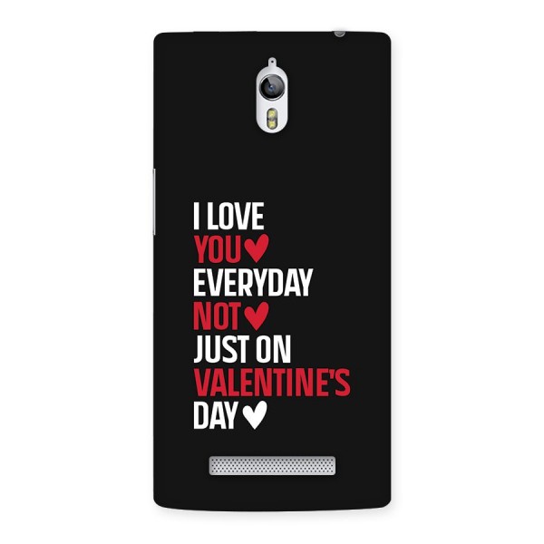 I Love You Everyday Back Case for Oppo Find 7