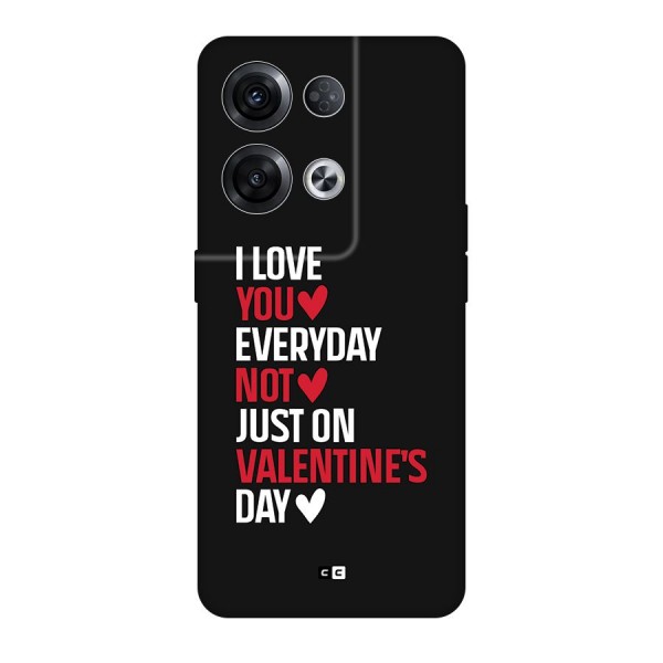 I Love You Everyday Back Case for Oppo Reno8 Pro 5G