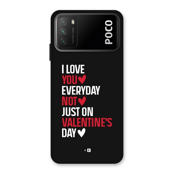 I Love You Everyday Back Case for Poco M3