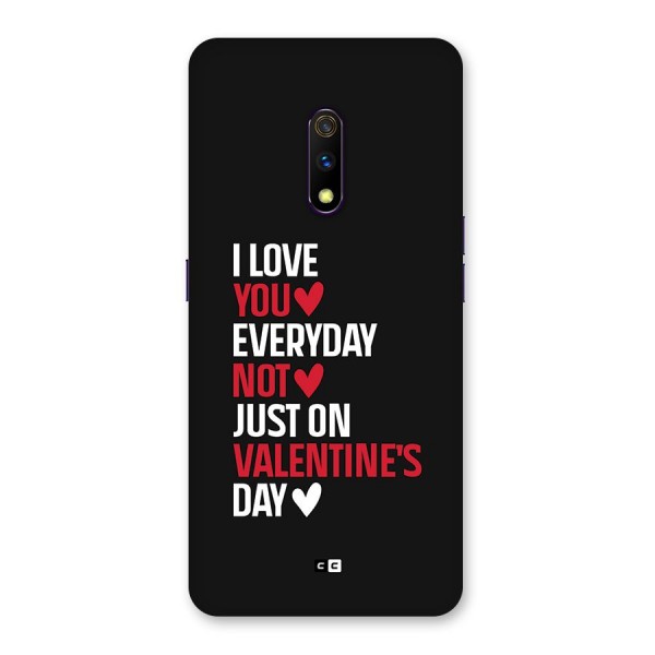 I Love You Everyday Back Case for Realme X