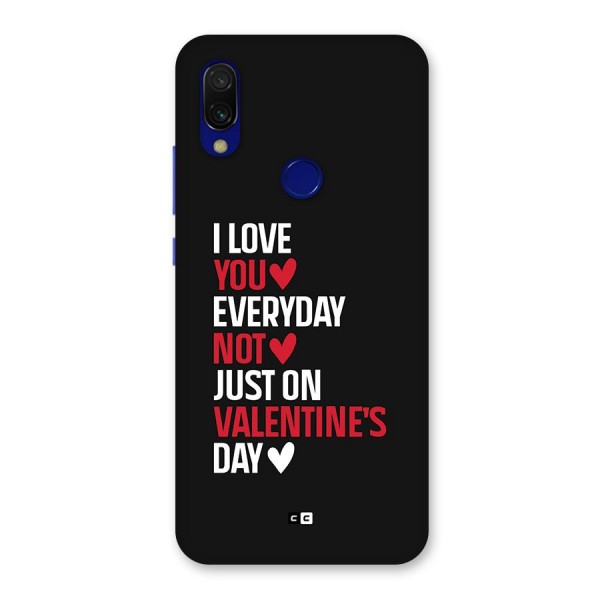 I Love You Everyday Back Case for Redmi 7